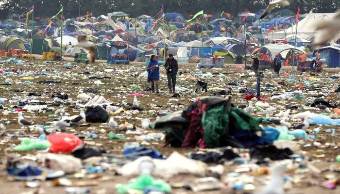 Single-use plastic bottle sales banned at Glastonbury Festival