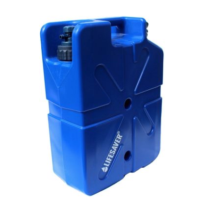 Load image into Gallery viewer, Blue LifeSaver Jerrycan shown at an angle
