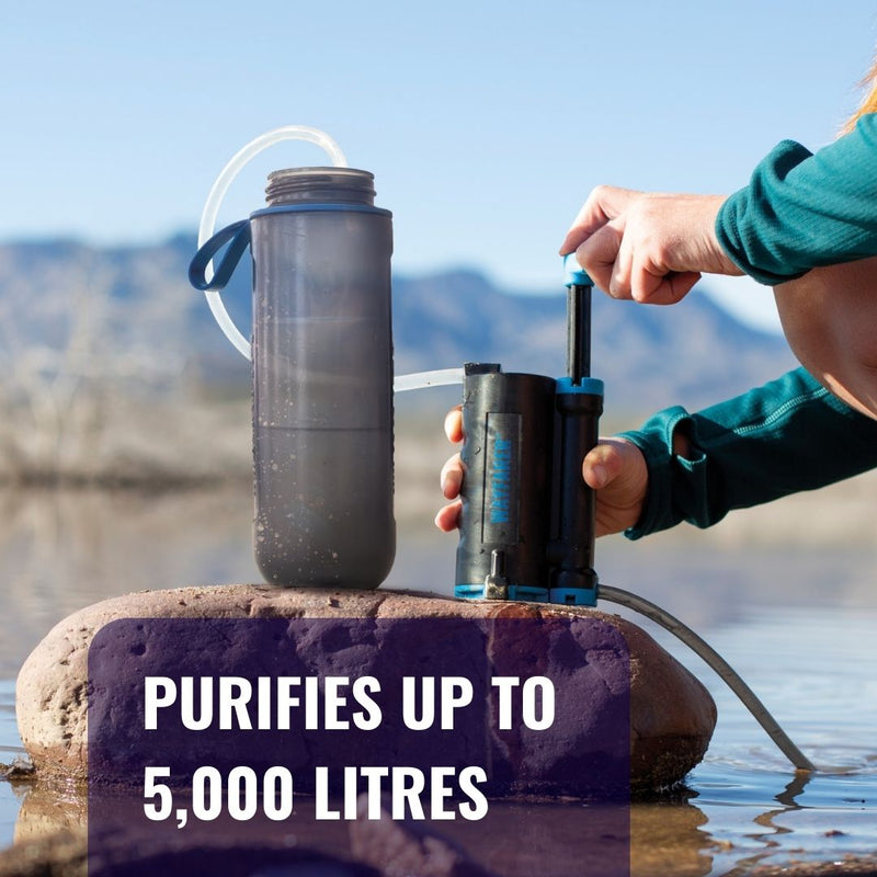 Load image into Gallery viewer, The LifeSaver Wayfarer can purify up to 5000 litres of water
