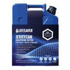 Lifesaver Jerrycan Graphene-Ultra portable water purifier on a white background