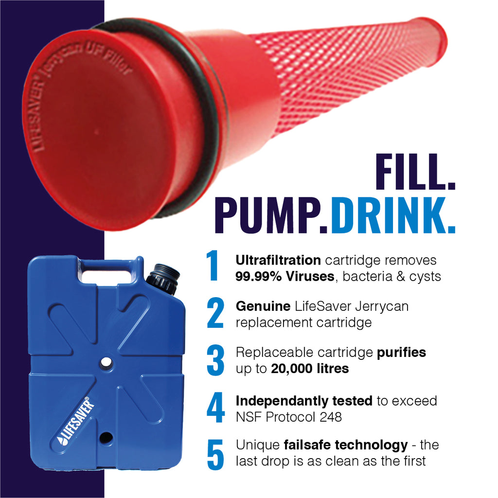 Cartucho de repuesto de LifeSaver Jerrycan