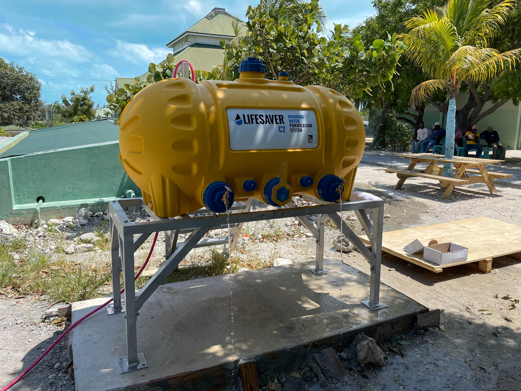 The LifeSaver C2 will purify water from questionable supplies