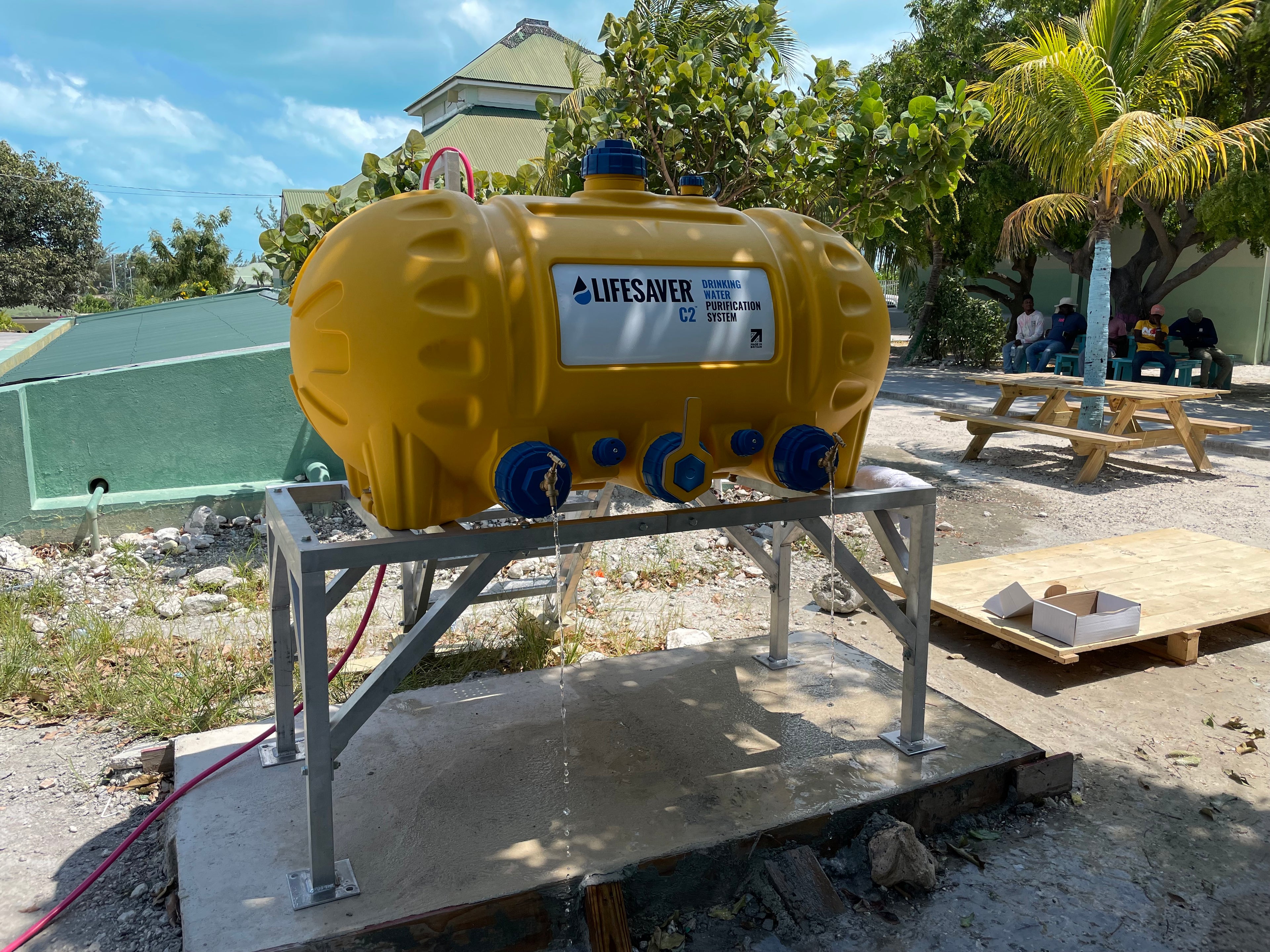 The LifeSaver C2 will purify water from questionable supplies