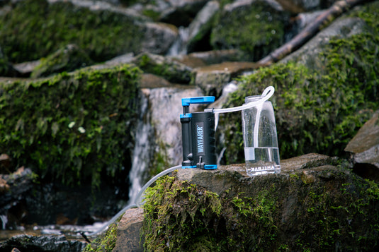 Fill any bottle using the pocket-size LifeSaver Wayfarer water purifier