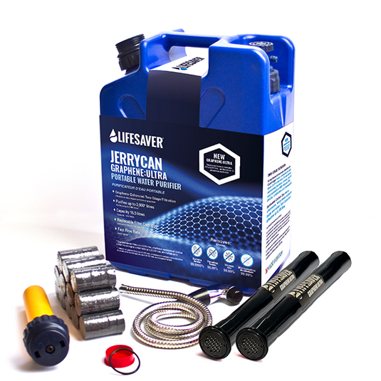 LifeSaver Jerrycan Graphene:Ultra Ultimate Emergency Preparedness Pack
